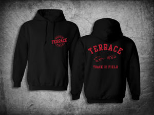 Back of the hoodie design for school Track and Field Team. School name Terrace. | T-Shirt-Design von erwin87