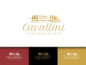 Cavallini Vineyard Estate | Logo-Design von wonderland