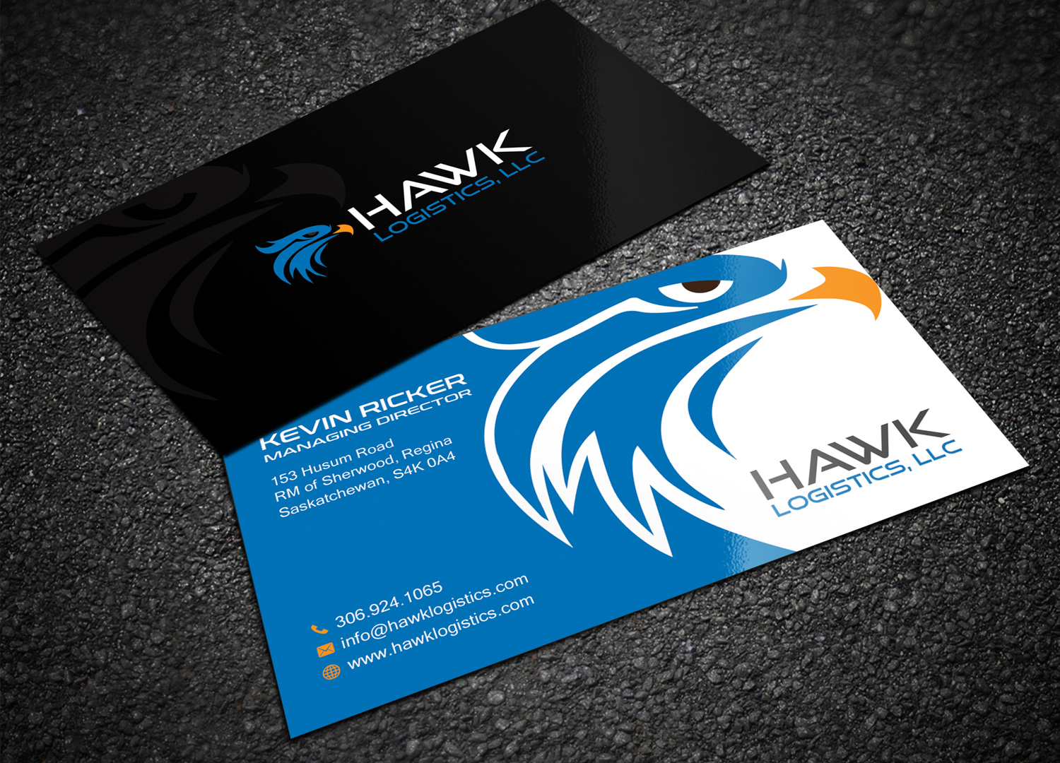 Visitenkarten-Design von Sandaruwan für Hawk Logistics, LLC | Design #19736444