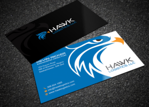 Hawk Logistics Business Card Design | Business Card Design by Sandaruwan