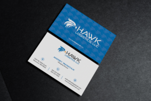 Hawk Logistics Business Card Design | Business Card Design by OxonoArt