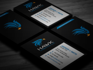 Hawk Logistics Business Card Design | Business Card Design by Moumita_