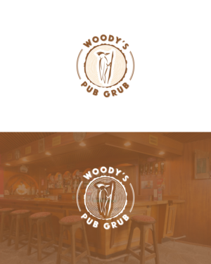 Woody's Pub Grub | Logo-Design von Roy