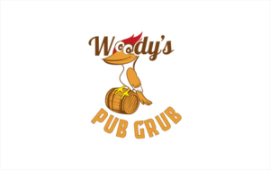 Woody's Pub Grub | Logo-Design von Soul Light