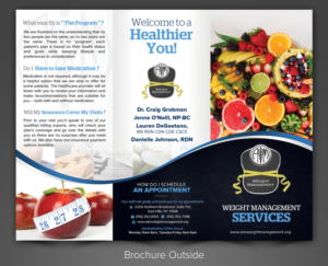 Weight Management Brochure | Flyer Design by SAI DESIGNS