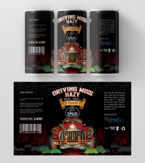 can label designs for Smug Brewing Company  | Label Design by SAI DESIGNS