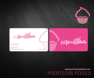 Home Baker of cakes, muffins, cookies and pastries. | Business Card Design by Pointless Pixels India