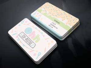 Home Baker of cakes, muffins, cookies and pastries. | Business Card Design by JK18