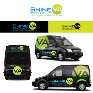 ShineVA Mobile Detailing /757-202-7695/ Veteran Owned   | Logo-Design von Maxo-Biz