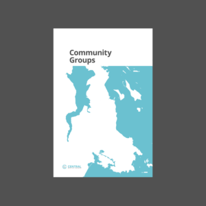 Poster - Map of Victoria - Community Groups | Poster-Design von senja