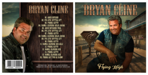 Country Music CD Cover for Bryan Cline | CD Cover Design by Mattey