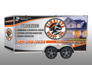 Construction Trailer Wrap Design  | Schilder-Design von paulkanjosh