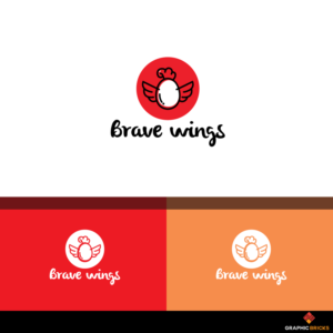 BRAVE WINGS - KOREAN FRIED CHICKEN | Logo Design by Graphic Bricks