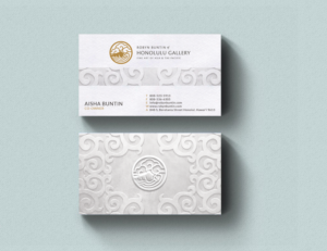 High End Art Gallery Business Card | Business Card Design by  Artman