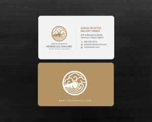 High End Art Gallery Business Card | Business Card Design by chandrayaan.creative