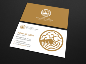 High End Art Gallery Business Card | Business Card Design by Tripti Ranjan Gain