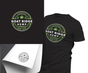 Goat Ridge Hemp (maybe the word Vermont too?)  | Logo Design by Ena