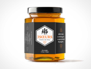 Honey jar label for small US farm | Label Design by Sonnet Arts