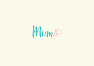 Mum & baby (child) hand drawing for our logo | Graphic Design by Amduat Design