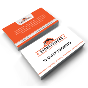 Business Card Design for SydneySiders Carpentry  | Business Card Design by adiazudin