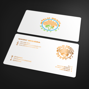 Business Card Design For DJ Company | Business Card Design by Sandaruwan