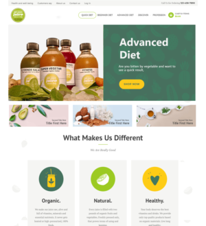 Web-Design von ArunKoshti für Unplugged Juice Production ApS | Design #19560367