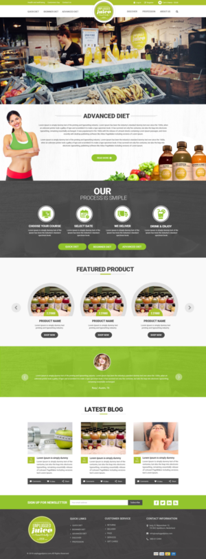 Web-Design von Dream Logo Design für Unplugged Juice Production ApS | Design #19559815