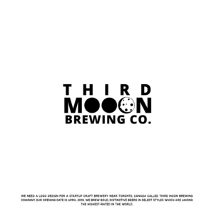 Third Moon Brewing (Co./Company) | Logo Design by deadPixel