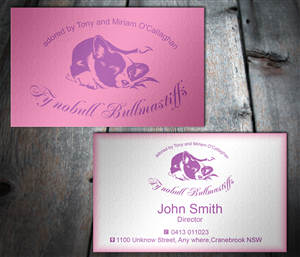 Dog breeder design card | Visitenkarten-Design von MT