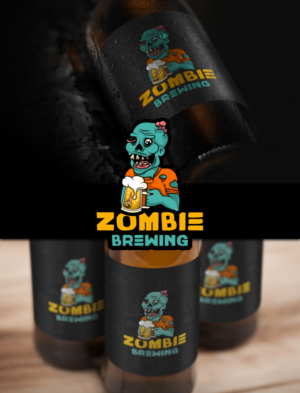 Logo-Design von Veronica Dan für Zombie Brewing Company | Design #19531327