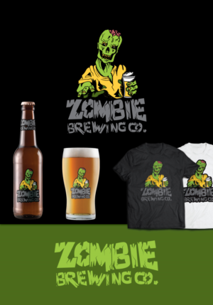 Zombie Brewing Co. | Logo-Design von Veronica Dan