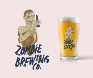 Logo-Design von Pixel Desert für Zombie Brewing Company | Design #19546645