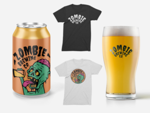 Zombie Brewing Co. | Logo-Design von mldtrvs