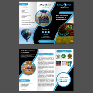 Brochure for Hot Air Ballooning Tour Company | Broschüren-Design von aspiremedia