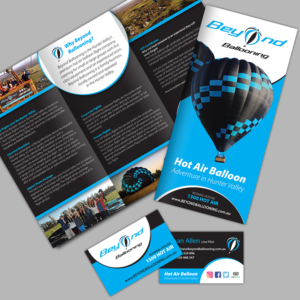 Brochure for Hot Air Ballooning Tour Company | Broschüren-Design von Ashley Erasmus