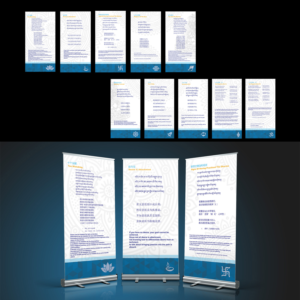 Graphic background for 10 Pull Up Banners | Graphic Design by Logo Blox