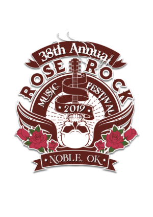 Artwork design for Rose Rock Music Festival 2019 | Apparel Design by Rickyy