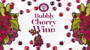 Bubbly Cherry Wine Label for a 375ml Can | Label Design by INGA DESIGN