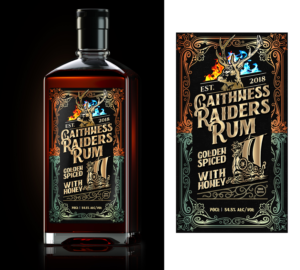 Luxury rum labels | Label Design by SAI DESIGNS