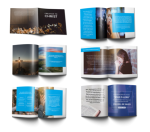 Church Creation to Christ Gospel Booklet Design | Brochure Design by AbyJohns