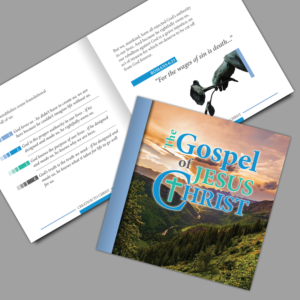 Church Creation to Christ Gospel Booklet Design | Brochure Design by Ashley Erasmus