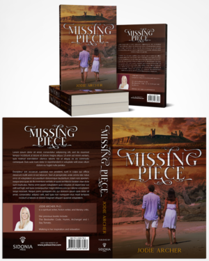 Missing Piece (A Romance novel set in Britain by a castle in Northumberland. Gothic themes, mostly c | Book Cover Design by EA5Designs