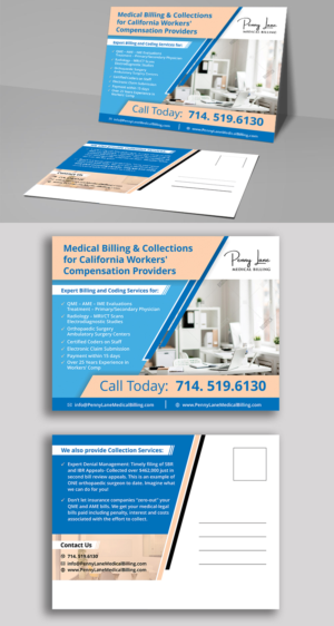 Occupational Medical Billing and Coding Business needs Postcard | Postcard Design by ecorokerz