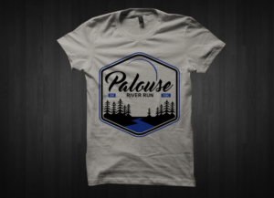 Palouse River Run Race Logo for t-shirt | T-shirt Design by Taho Design