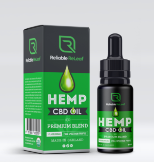 Reliable ReLeaf HEMP Cannabis CBD tinctures   | Label Design by SAI DESIGNS