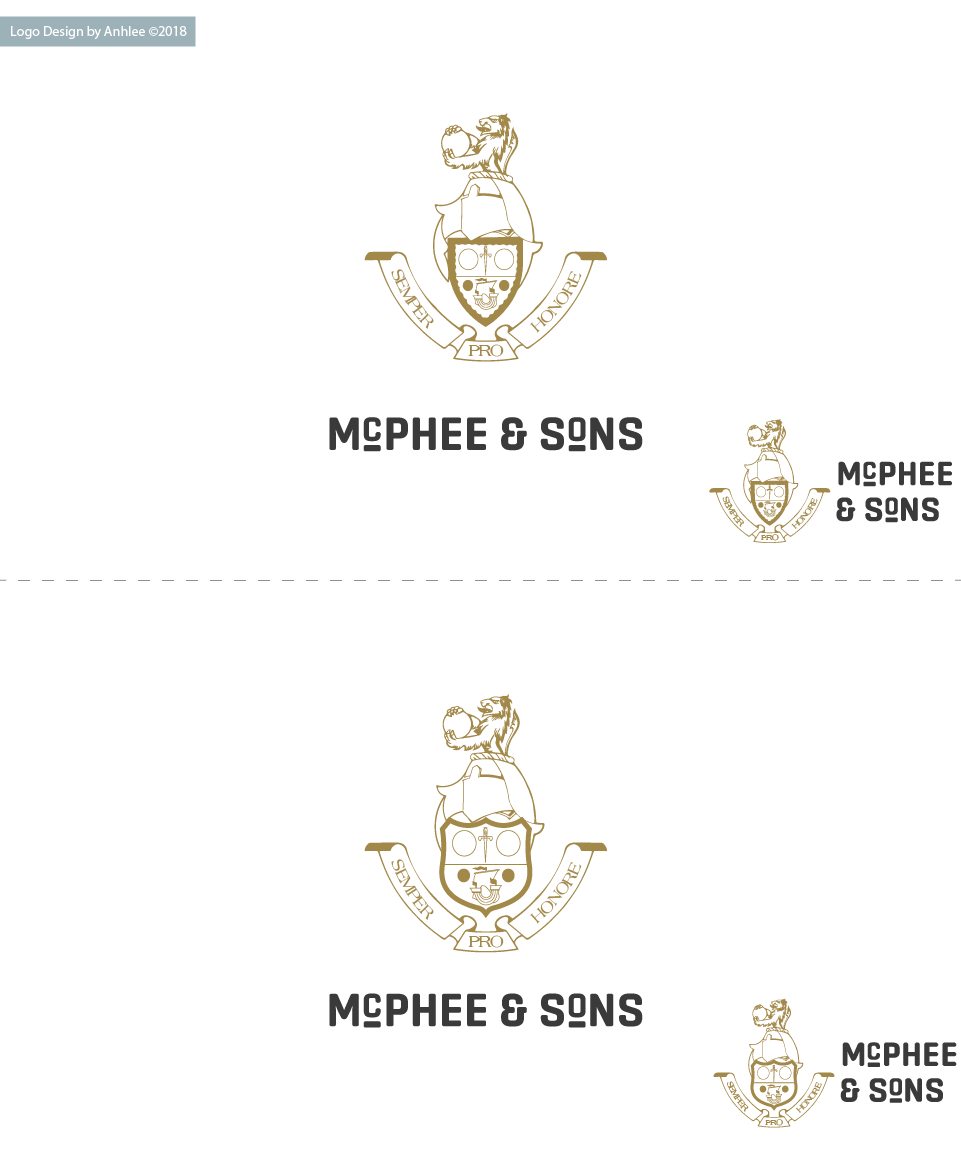 Logo-Design von Anhlee für McPhee & Sons | Design #19627843