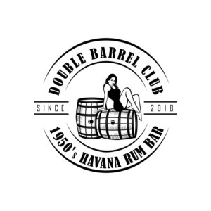 DOUBLE BARREL CLUB optional tagline is 1950's Havana Rum Bar | Logo-Design von FourtuneDesign