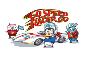 A Laptop Sticker Parody of Go SpeedRacer using the GoLang Gopher | Grafik-Design von SangBlater