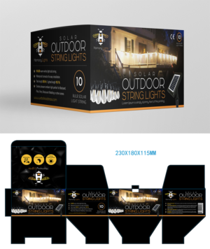 We need packaging box design for our solar lights  | Verpackungs-Design von SAI DESIGNS