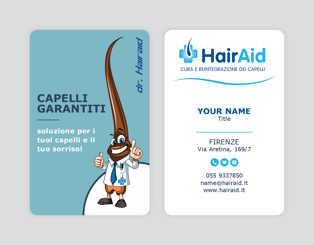 Business Card Design by MIND for HAIRAID | Design #19743680